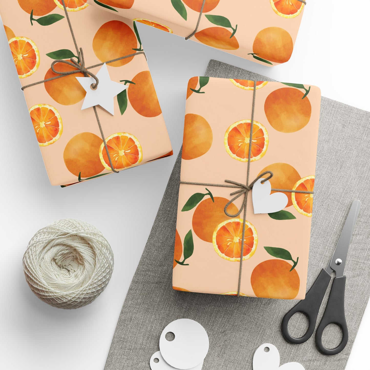 Oranges Wrapping Paper Roll