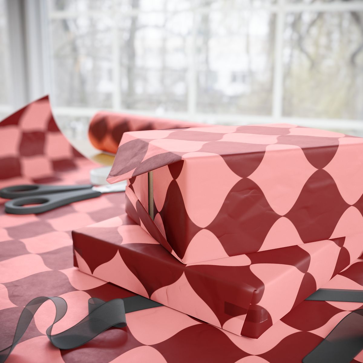 Cherry & Pink Onion Wrapping Paper Roll