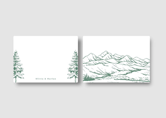 Mountain Stationery Set