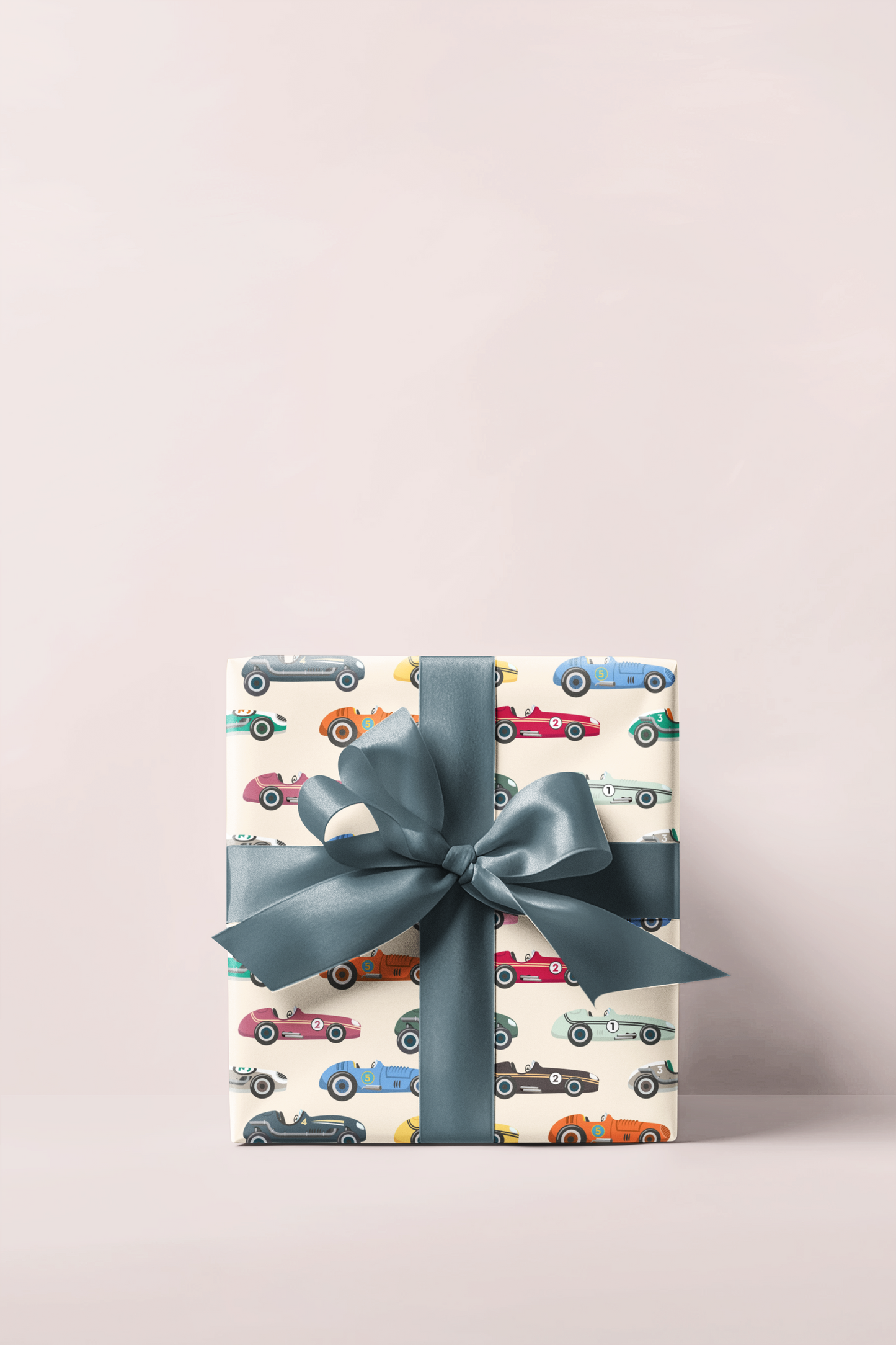 Vintage Race Cars Wrapping Paper Roll