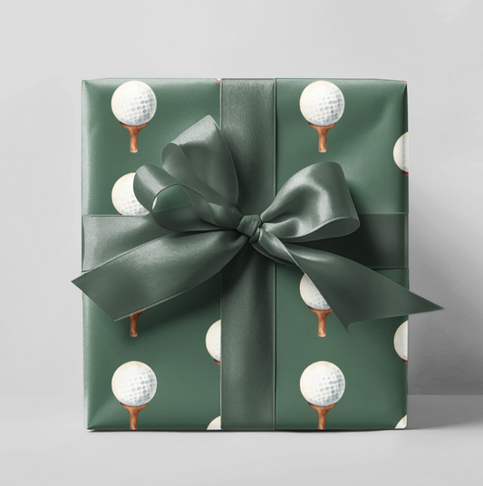 Golf Ball Wrapping Paper Roll