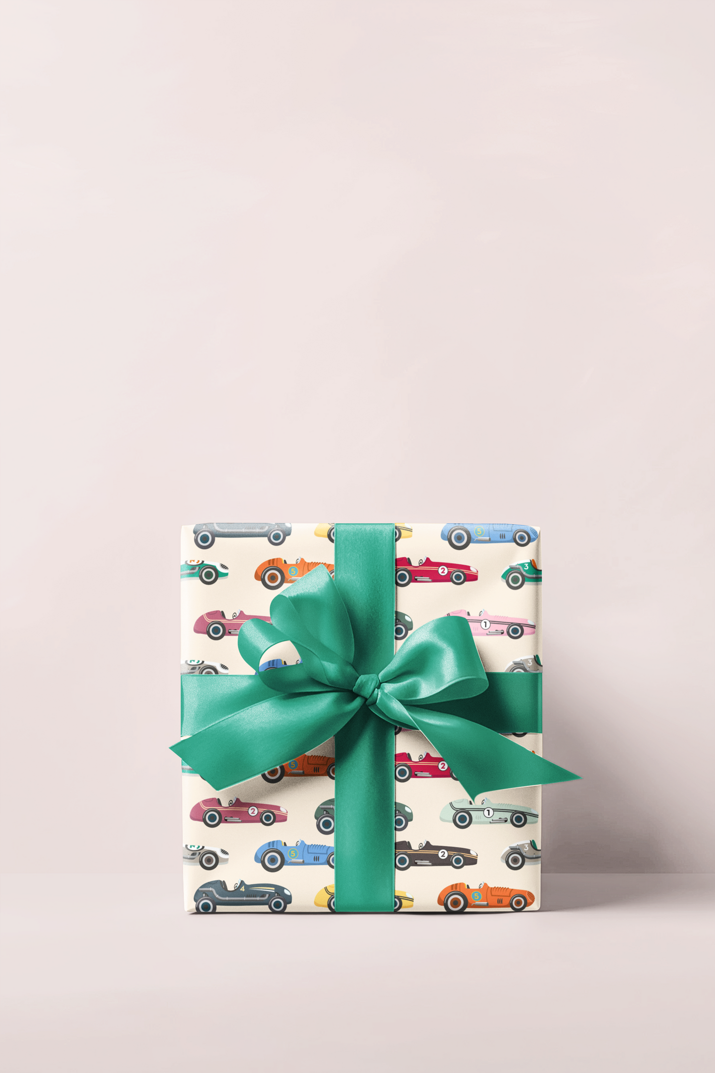 Vintage Race Cars Wrapping Paper Roll
