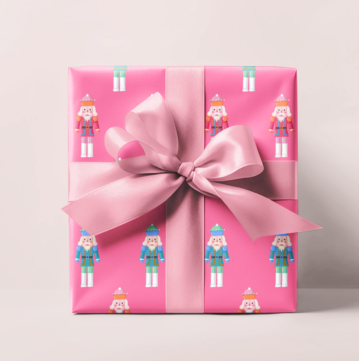 Pink Nutcracker Wrapping Paper Roll
