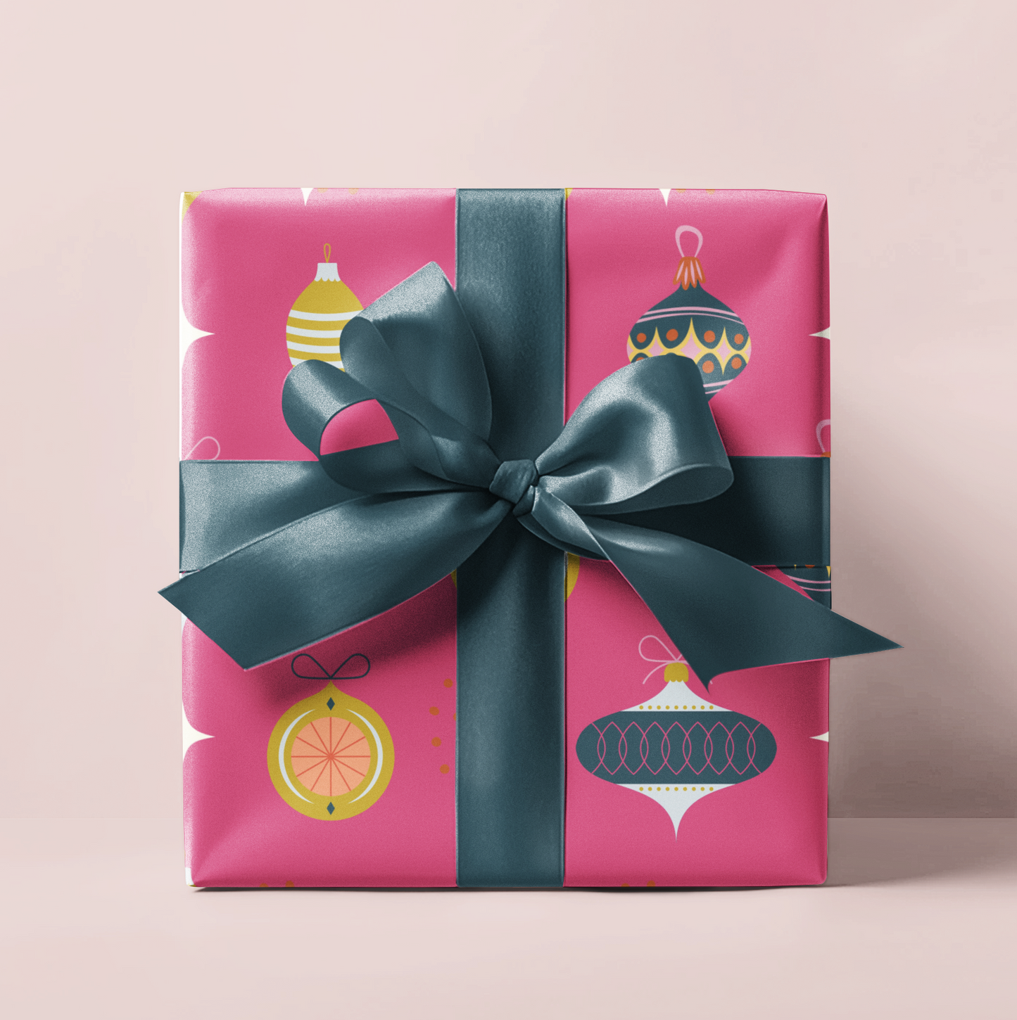 Mid Century Ornaments Wrapping Paper Roll