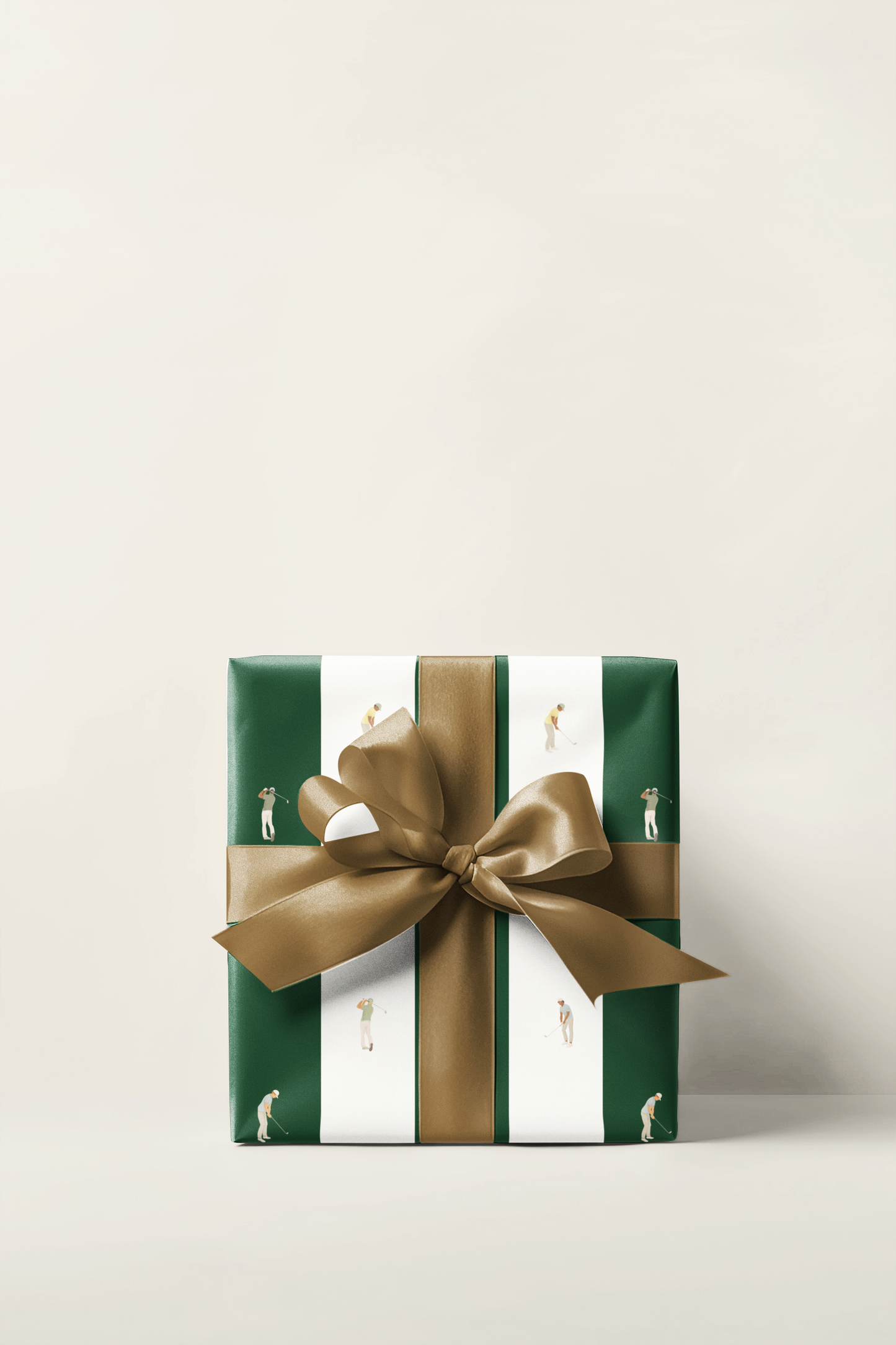 Golf Striped Wrapping Paper Roll