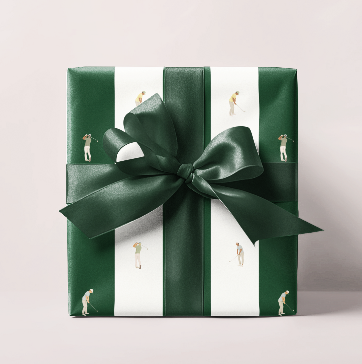 Golf Striped Wrapping Paper Roll