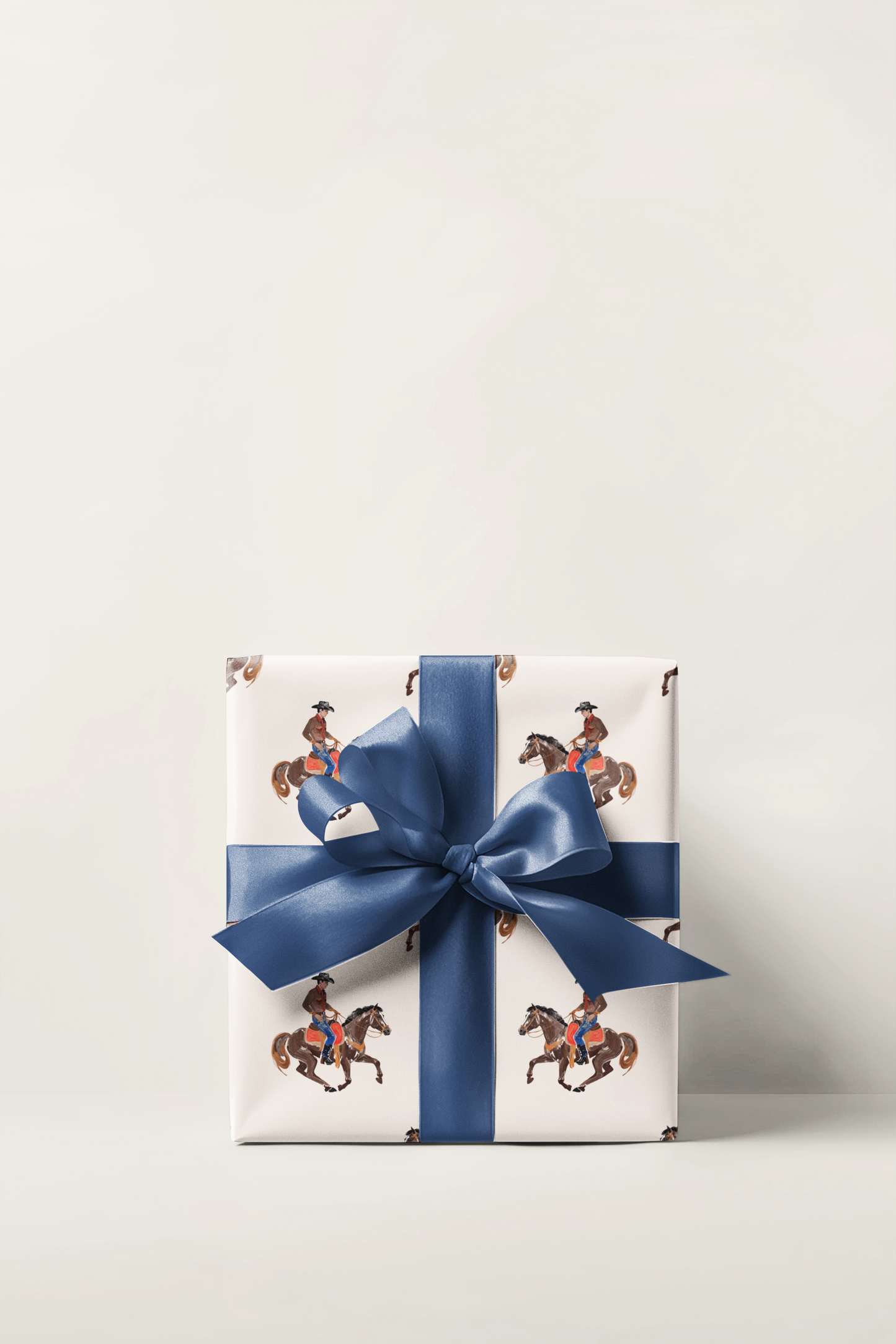 Ridin' Cowboy Wrapping Paper Roll