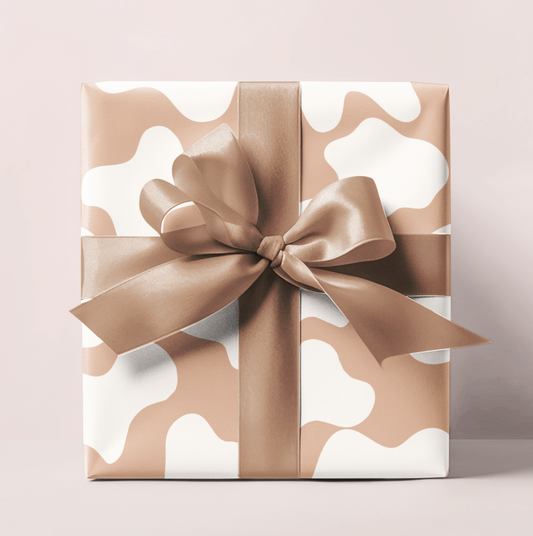 Cowhide Wrapping Paper, Western Cow Gift Wrap