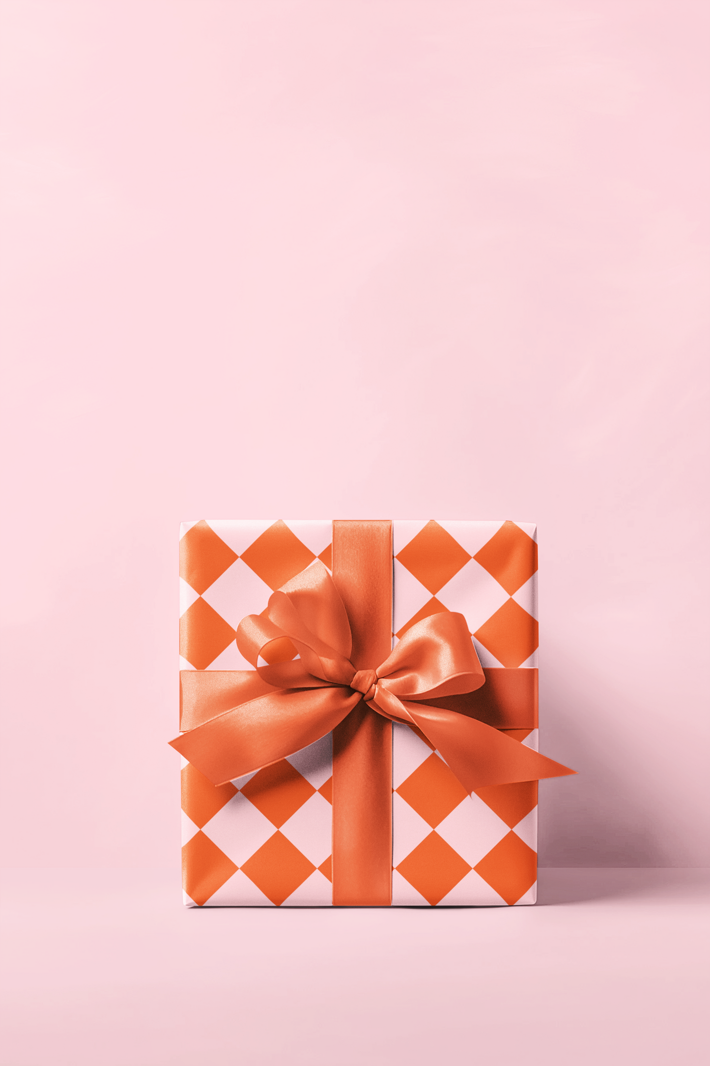 Orange & Pink Wrapping Paper Roll